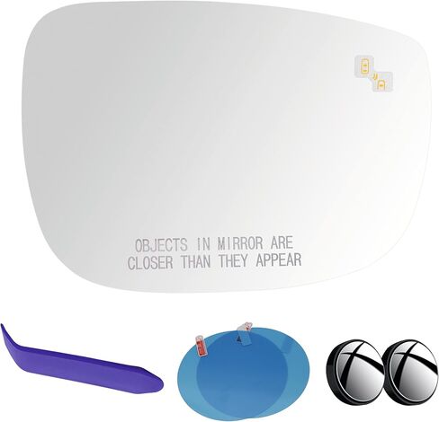 EAP Driver Side Mirror Glass Compatible with Mazda CX-5 2017-2025, CX-9 2016-2023, Heated TK48691G7 TK70691G7 MA1324106 MA1324104 in Saudi Arabia