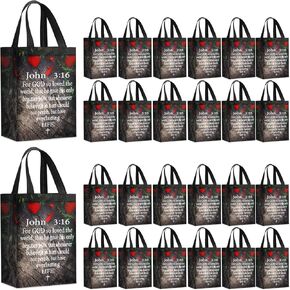 Sweetude 24 Surgical Tech Gifts Bulk Nonwoven Bags with Handle Surgical Technologist Accessories Multifunctional Reusable Tote Bags Scrub Tech Party Favors for Nurse Doctor Women Men in Saudi Arabia