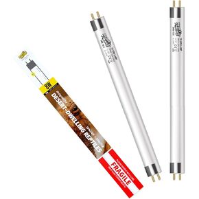 T5 HO UVB reptile Light Kit-High-Output 24W 10.0 UVB للزواحف-Liner UVB Light مثالية للتنين الملتحي ، السلحفاة والسحلية ، T5 UVB FINGUSE in Kuwait