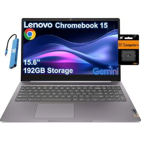 Lenovo IdeaPad Slim 3 Chromebook - 2024 - كمبيوتر محمول خفيف الوزن - مكبرات صوت Waves MaxxAudio® - شاشة HD 14 بوصة - كاميرا HD 720 بكسل - ذاكرة 4 جيجا بايت - تخزين 64 جيجا بايت - MediaTek Kompanio 520 - أزرق أبيس in Saudi Arabia