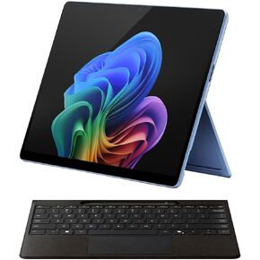 تابلت Microsoft Surface Pro 9 مقاس 13 بوصة يعمل باللمس، Intel i7، 16 جيجابايت/256 جيجابايت، لوحة مفاتيح ميكانيكية Surface Pro Signature من Platinum Bundle، أسود وحزمة حماية محسنة CPS لمدة عام واحد in Kuwait