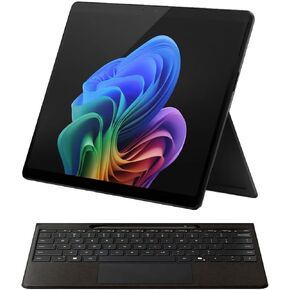 Microsoft Surface Pro 11 Snapdragon X Elite Laptop/Tablet (2024), 13" OLED Touchscreen Display, 16GB/1TB, Windows 11 Copilot + PC Bundle with Surface Pro Keyboard, Black in Kuwait