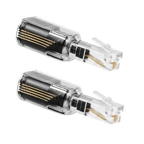 فك تشابك سلك الهاتف من يوفيتال، كابل سماعة هاتف لاسلكي مضاد للتشابك يدور 360 درجة سلك دوار للخط الأرضي (10، أسود) in Kuwait