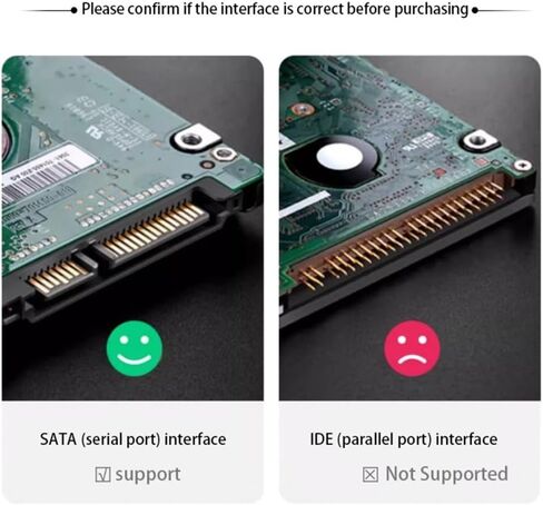 محول USB3.0 سريع السرعة إلى SATAs حاوية محرك أقراص ثابتة خارجي مقاس 2.5 بوصة للنسخ الاحتياطي للبيانات in Saudi Arabia