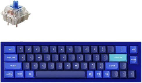 Keychron Q9 52-Key 40% Layout Enthusiast Mechanical Keyboard (Wired) – QMK/Launcher Programmable Layers for Mac/Windows, Hot-Swappable Gateron G Pro Brown Switches, Aluminum Body, RGB, Grey in Saudi Arabia