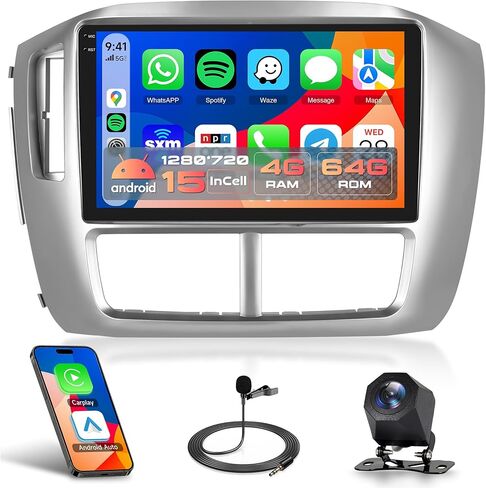8 Core 6G+128G Android 15 Car Stereo Radio for Honda Pilot 2006 2007 2008, Rimoody Wireless Carplay Android Auto 9 Inch Touchscreen GPS 5G-WiFi Bluetooth FM DSP-36 59-UI Themes Backup Camera in Kuwait