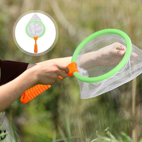 10 PCS Mini Catcher Nets ، Butterfly Bug Net للأطفال ، للطلاب الذين ينطلقون في الربيع أداة التعلم المبكر in Saudi Arabia