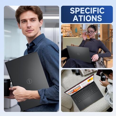 كمبيوتر محمول للأعمال Dell Inspiron 15 بشاشة تعمل باللمس، شاشة 15.6 بوصة FHD مضادة للتوهج، AMD Ryzen 7 7730U، ذاكرة الوصول العشوائي 16 جيجابايت + 1 تيرابايت SSD، AMD Radeon Graphics، Windows 11 Pro، Copilot AI PC، Wi-Fi، HDMI، كاميرا ويب in Kuwait