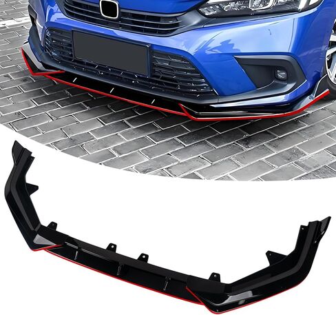 موزع خلفي متوافق مع Honda Civic 2022 2023 2024 سيدان ذات 4 أبواب، شفة ممتصة للصدمات الخلفية من الجيل الحادي عشر من الجيل الحادي عشر باللون الأسود اللامع، طراز GT (بدون ضوء LED) in Kuwait