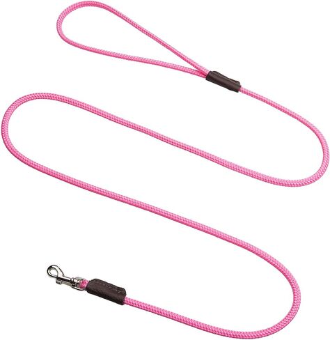 Mendota Pet Show Snap Snap - Dog Lead - Made in the USA - Black ، 1/8 in × 4 قدم - للسلالات الصغيرة in Kuwait