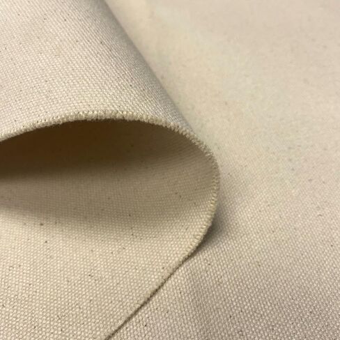 Cotton Duck #4 (24.1 oz) Canvas 60" Hypoallergenic Heavy Duty Fabric by The Yard - Natural in Kuwait