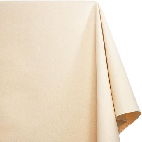 Cotton Duck #4 (24.1 oz) Canvas 60" Hypoallergenic Heavy Duty Fabric by The Yard - Natural in Kuwait