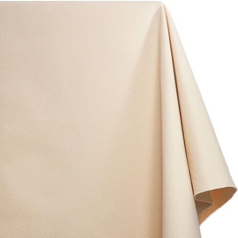 Cotton Duck #4 (24.1 oz) Canvas 60" Hypoallergenic Heavy Duty Fabric by The Yard - Natural in Kuwait