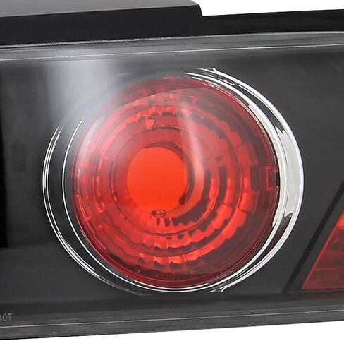 SPEC-D TUNING Glossy Black Housing Dark Smoke Lens Tail Lights Compatible with 1994-2001 Acura Integra 2Dr, Left + Right Pair Assembly in Saudi Arabia