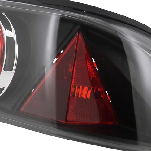 SPEC-D TUNING Glossy Black Housing Dark Smoke Lens Tail Lights Compatible with 1994-2001 Acura Integra 2Dr, Left + Right Pair Assembly in Saudi Arabia