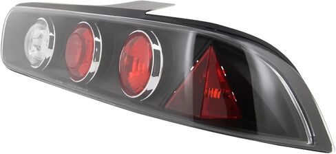 SPEC-D TUNING Glossy Black Housing Dark Smoke Lens Tail Lights Compatible with 1994-2001 Acura Integra 2Dr, Left + Right Pair Assembly in Saudi Arabia