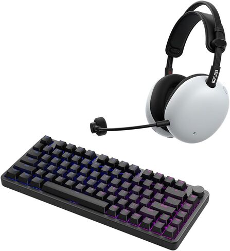 Sony INZONE H9 II Wireless Noise Canceling Gaming Headset (Black) + Gaming Keyboard in Saudi Arabia