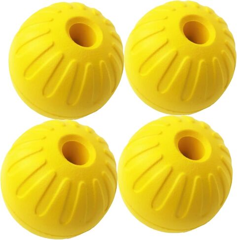 كرات الكلاب 4Pack - ألعاب كلب متينة للمضغات العدوانية ، كرات الكلاب الرغوية إيفا تطفو في الماء (4 مساءً 9 سم/3.54 بوصة) in Saudi Arabia