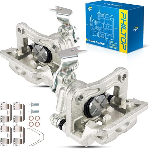 PHILTOP Brake Caliper Front Compatible with 1998-2004 Nissan Frontier, 1995-1997 Nissan Pickup, 1992-1994 Nissan D21, 19-B1672, 19-B1673 in Saudi Arabia