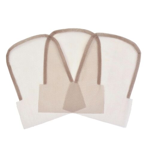 4×4 Transparent Lace for Wig Making, Brown2, 3pcs in Kuwait