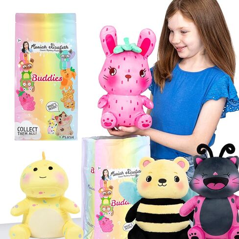 Moriah Elizabeth 11 "Mystery Plush - Series 2 - Buddies ؛ YouTube Craft Channel ، Blind Box ، 1 من 8 ممكنة ، Merch الرسمية in Saudi Arabia
