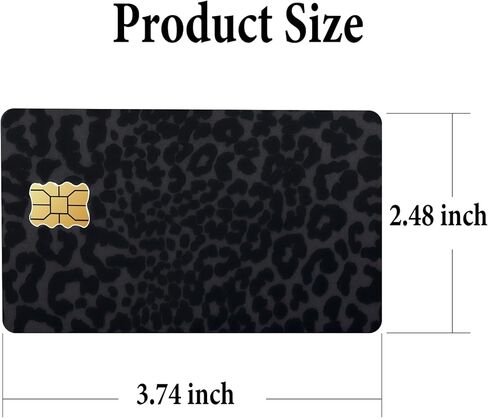 Credit Card Skin Stickers 4Pcs Leopard Print Debit Card Skin Stickers Removable Waterproof PVC Decal Cover Set for Transportation Key Debit Bus Cards Pink Grey Black Cheetah ID Cover for Women in Saudi Arabia