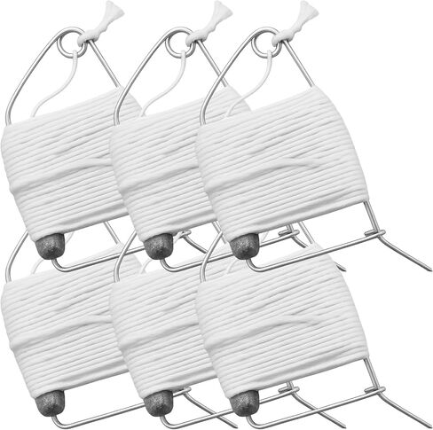 AirFly Blue Crab Trap Throw Line Kit - 30ft Cotton Hand Lines with Heavy Sinkers, 3 Pack in Saudi Arabia