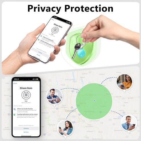 علامات تعقب الهواء - حزمة واحدة: تطبيق (iOS فقط)، Find My (iOS) - أسود in Saudi Arabia