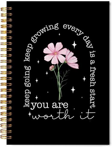 Welshower Frog Notivational Notebook Notebook Journal ، دفتر ملاحظات ملهمة للنساء ، شنق هناك مجلة إيجابية ضفدع مضحكة ، هدايا التأكيد الإيجابية ، 5.5 × 8.3 بوصة in Kuwait