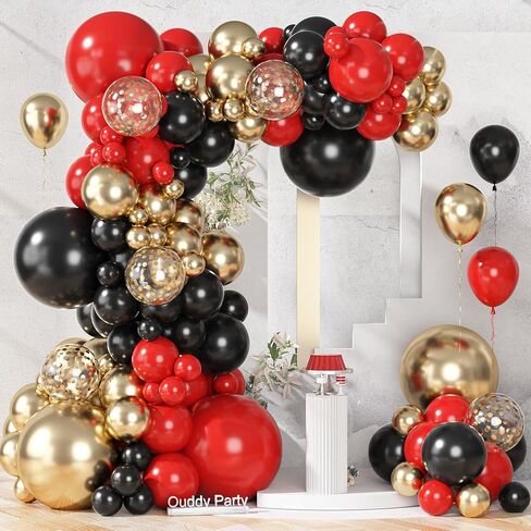Ouddy Party 149Pcs Gender Reveal Balloon Arch Garland Kit Different Sizes 18 12 10 5Inch, 6Pcs 18" Dusty Pink Blue Sand White Gold Balloons for Boy Girl Boho Baby Shower Birthday Party Decorations in Saudi Arabia