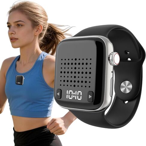 OHLPRO Wearable Wrist Bluetooth Speaker with Magnetic Clip On, 2-in-1 Portable Wireless Mini Small Speaker 3 Connection Modes Hands-Free 5H Playtime for Running Gym Workout Hiking & Outdoors in Saudi Arabia