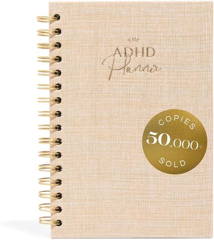 The ADHD Planner - Undated Daily/Weekly Schedule Organizer Journal - Habit Tracker Record Emotions & Mood - Academic Goals - Structure & Focus for Adults (Spiral) (Green) in Saudi Arabia