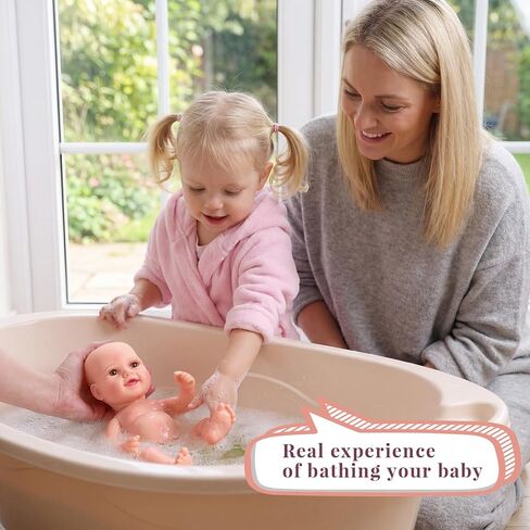 Babeside 17 "Rebort Baby Dolls-دمية طفل واقعية للفينيل ذات الشعر الشققي المجعد ، والرموش المصممة يدويًا ، والأطراف القابلة للتفصيل ، وصندوق هدايا وملحقات للأطفال 3+ in Saudi Arabia
