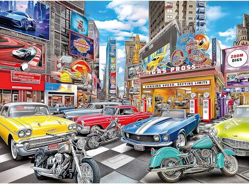 Christmas 300 Piece Puzzles for Adults, 300 Piece Puzzles for Adults Large Piece, Winter Santa’s Workshop Elk Jigsaw Puzzle, Funny Gift for Adult Kids Family Games Toy, 20.5 X 15 in in Kuwait