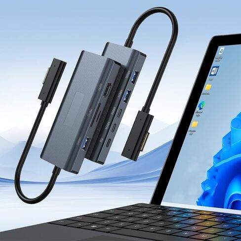 كابل شحن USB C متعدد 4 في 1، شاحن سريع 60 وات ونقل البيانات، سلك شاحن لوحة الهاتف مع Lightning/Type C/USB A لهاتف Apple Phone 16/15/14، MacBook، Samsung - 6FT/1.8M in Kuwait