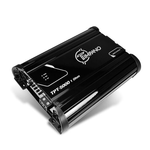 Timpano 5000 Watts Mono Subwoofer مضخم صوت السيارة TPT-BASS5000 1 أوم - 12 فولت 5K Monoblock Class D Car Amp، كروس مدمج وتعزيز الجهير مع مراوح ذكية in Kuwait
