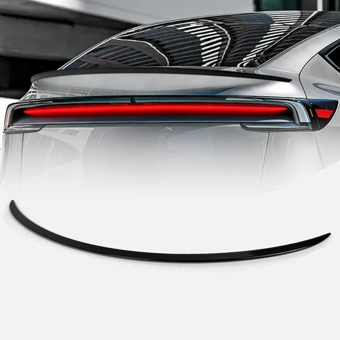 جناح خلفي مناسب لـ 2025 2026 Tesla Model Y Juniper (قياسي، ممتاز، وأداء)، ABS OEM نمط الذيل الجذع والشفة الجناح ملحقات المظهر الرياضي أسود لامع in Kuwait