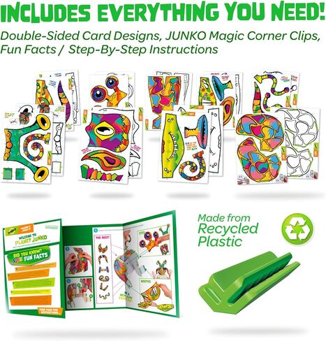 JUNKO Create Your Own Firefighter, Viking, and Space Action Helmet | Build and Color DIY Paper Craft Kit for Kids | Fun Rainy Day Activity in Saudi Arabia