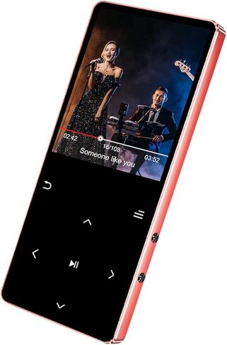 مشغل Mp3 بلوتوث مع مكبر صوت، مشغل موسيقى هاي فاي مع بلوتوث، راديو FM، مسجل، كتاب إلكتروني، يدعم حتى 128 جيجابايت - مشغل MP3 الرقمي المحمول للرياضة، الدراسة، السفر، أسود 64 جيجابايت in Saudi Arabia
