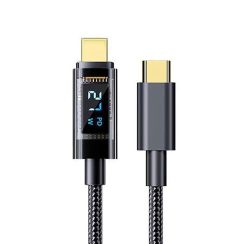 USB C to USB L Cable PD27W 4FT for Apple iPhone Fast Charger Type C to LED Display L Cable Nylon Braided iPhone Cord for iPhone 13 12 11 Pro Max Xr Xs 8 7 6 Plus and More, Black in Saudi Arabia