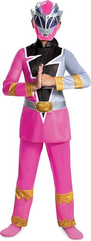 Pink Power Ranger Costume for Girls, Official Dino Fury Power Ranger Suit with Mask in Saudi Arabia