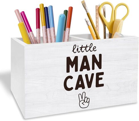 Pink Floral Inspirational Pen Holder for Desk, Positive Affirmation Gifts Pencil Organizer, This Little Light of Mine Wooden Box Sign Desk Decor for Home Office Decoration in Saudi Arabia