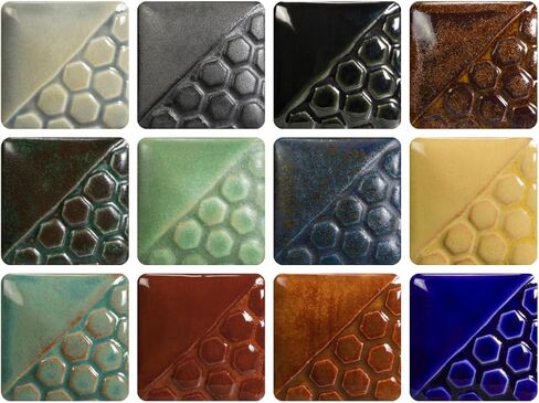Mayco Elements Glaze Set, Assorted Colors, Set of 12 Pints in Saudi Arabia