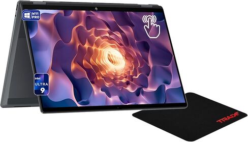كمبيوتر محمول HP OmniBook X Flip Next Gen AI 16، Intel Ultra 9-288V، ذاكرة الوصول العشوائي LPDDR5x سعة 32 جيجابايت، 2 تيرابايت SSD PCIe، شاشة لمس 16 بوصة 3K (2880x1800)، Intel Arc 140V، لوحة مفاتيح بإضاءة خلفية، W11 Pro، Eclipse Gray in Kuwait