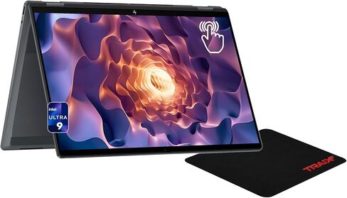 كمبيوتر محمول HP OmniBook X Flip Next Gen AI 16، Intel Ultra 9-288V، ذاكرة الوصول العشوائي LPDDR5x سعة 32 جيجابايت، 2 تيرابايت SSD PCIe، شاشة لمس 16 بوصة 3K (2880x1800)، Intel Arc 140V، لوحة مفاتيح بإضاءة خلفية، W11 Pro، Eclipse Gray in Kuwait