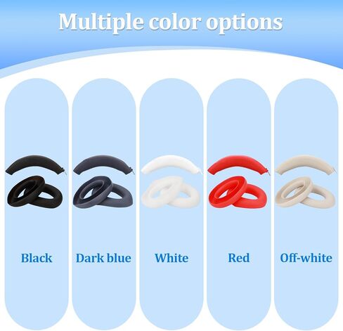 Silicone Case Cover for Sony ULT WEAR WH-ULT900N, Soft Silicone Earcaps & Headband Protector, Anti-Scratch Headphones Accessories (Black) in Saudi Arabia