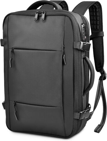 سفر Inspira Compression Backpression Backpack 65L ، حمل على ظهره مع مضخة كهربائية ، قفل TSA ، مقاومة للماء ، مقصورة كمبيوتر محمول للسفر ، التخييم ، الأعمال ، رحلات نهاية الأسبوع in Saudi Arabia