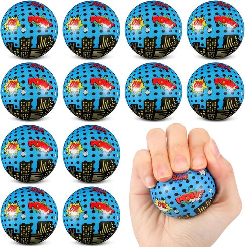 Soulchen 12 PCS Spider Party Fords كرات التوتر ، والهدايا الحسية ألعاب الأطفال لوازم حفلات عيد ميلاد الأطفال ، وموظفي حقيبة Goodie. in Saudi Arabia