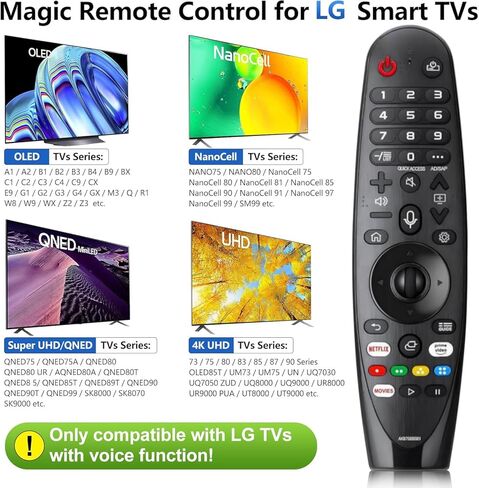 Remote Replacement Control compitable with LG Smart TV Magic Remote, AKB7585501 Universal Compatible with All Models for LG TV（NO Voice Function No Pointer Function） in Saudi Arabia