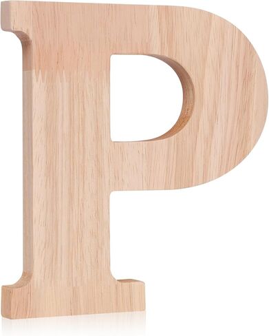 رسائل خشبية oubest 6 بوصات الخشب غير المكتمل الحروف الأبجدية الكبيرة للديكور الجدران على الجرف الجرف الجرف الطاولة الدافئ دائرة الخشبية اسم المشاريع الحرف DIY (الحرف كتلة هـ) in Kuwait